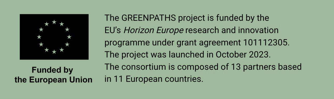 Visual representation of just transition pathways in the GreenPaths project